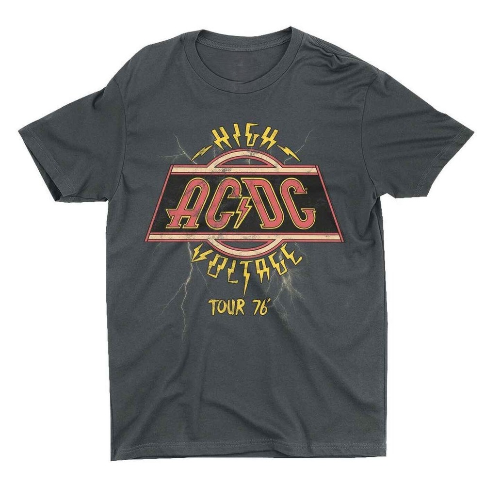 High Voltage '76 Tour Lightning Image Shirt
